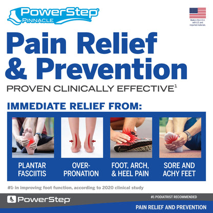 Insoles PowerStep Pinnacle running shoe